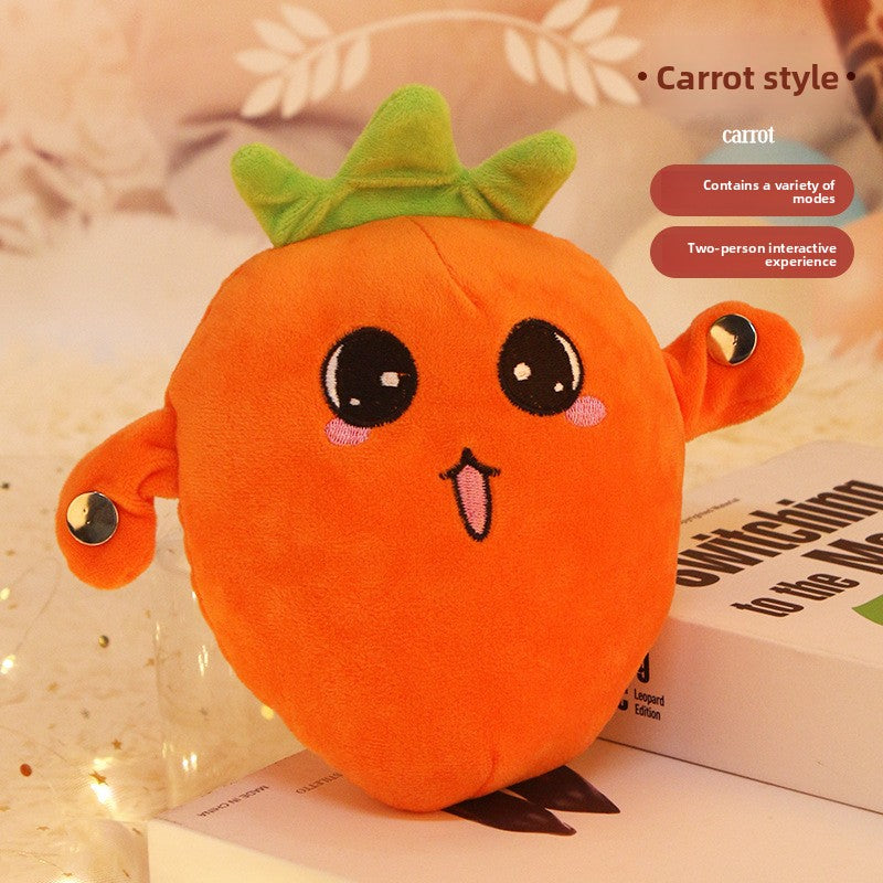 Interactive Fruit Sensor Music Plush Toy - Touch Sensitive Musical STEM Learning Toy
