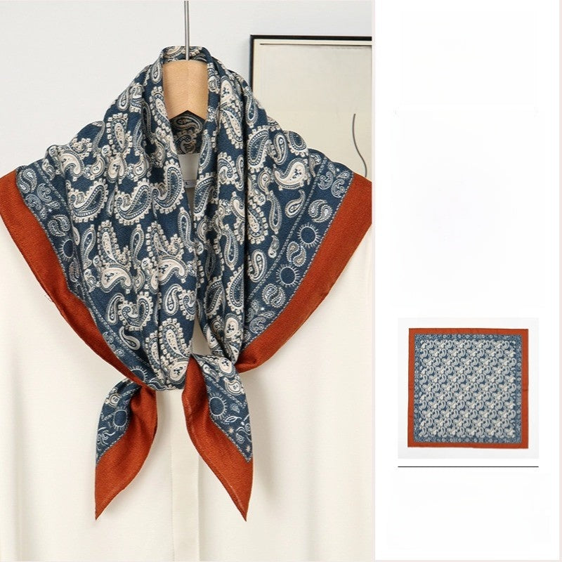 The GeoChic Square Scarf Korean Inspired Prints in 26 Signature Colors