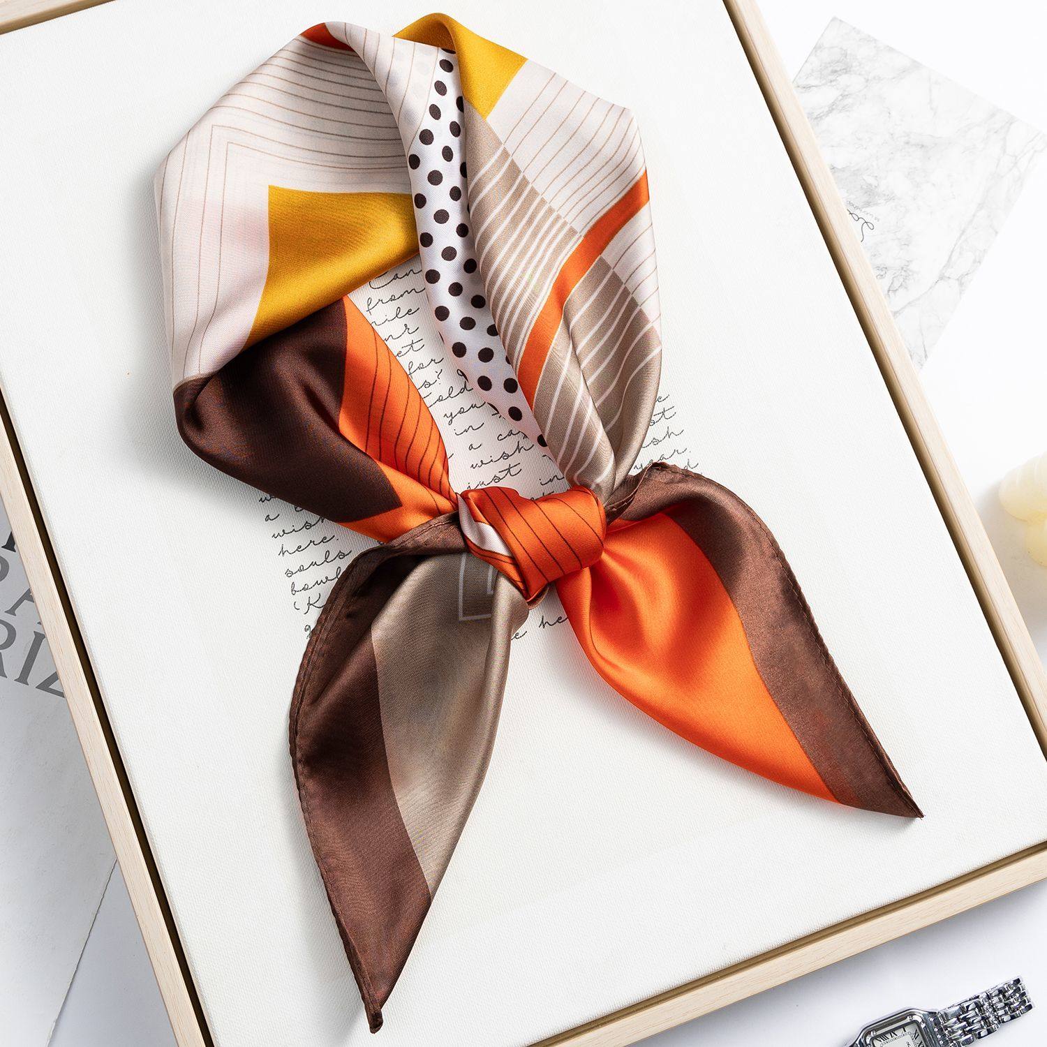 Simulated 100% Mulberry Silk Scarf