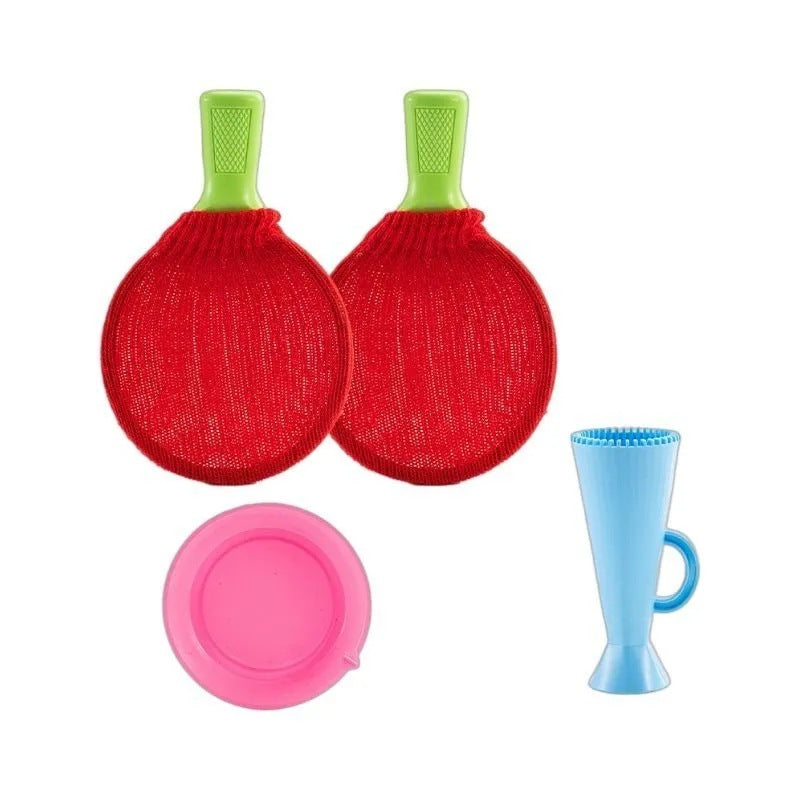 Bouncy Bubble Ping Pong Set | Interactive Outdoor Magic Bubble Game for Kids