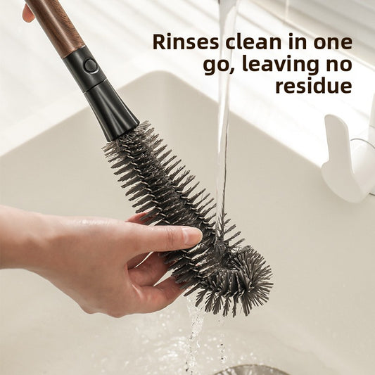2-in-1 Walnut cleaning brush