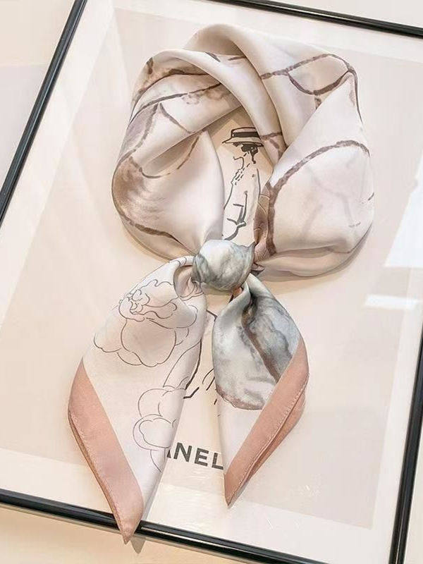 Simulated 100% Mulberry Silk Scarf