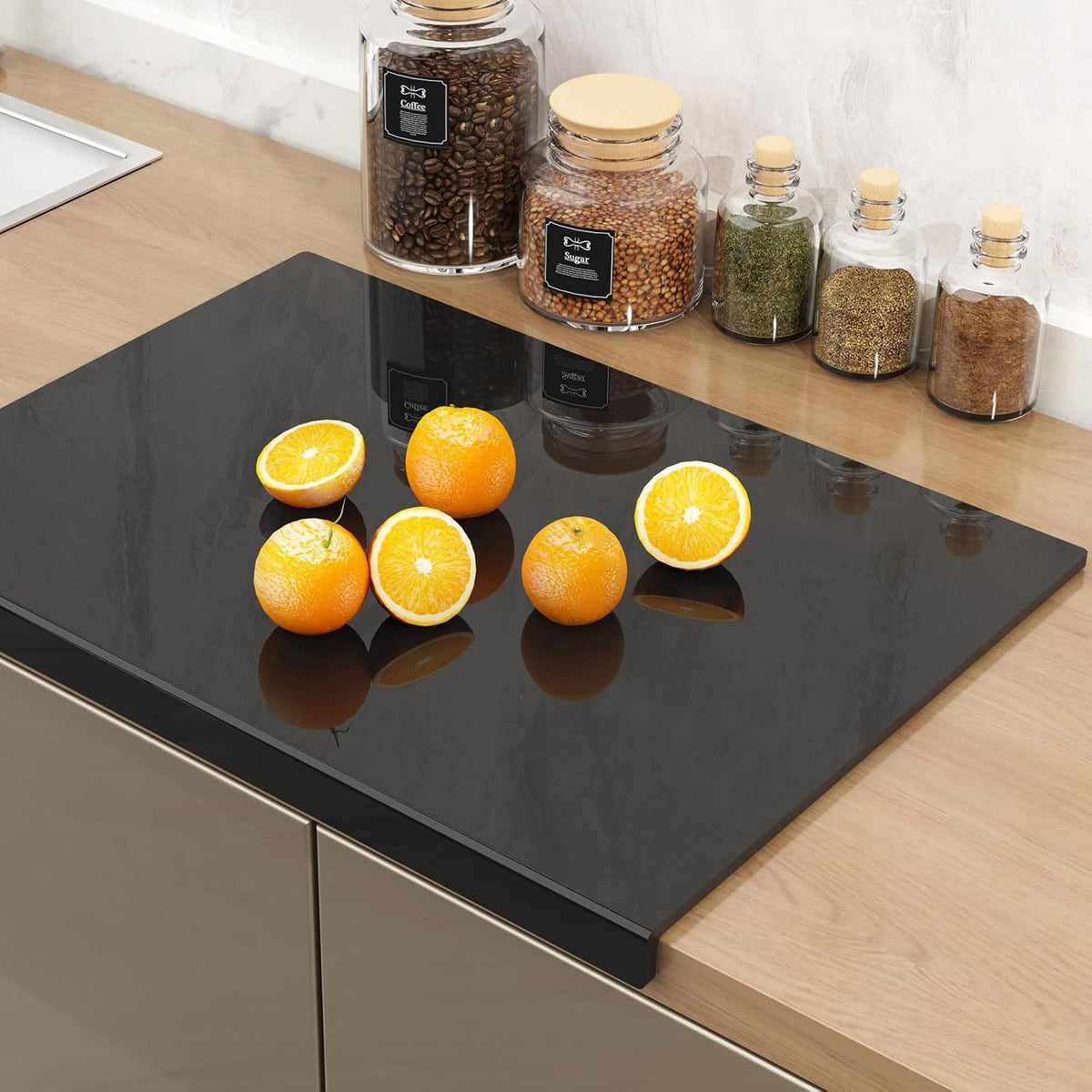 Acrylic Cutting Board, Reversible Anti-Mildew Mat