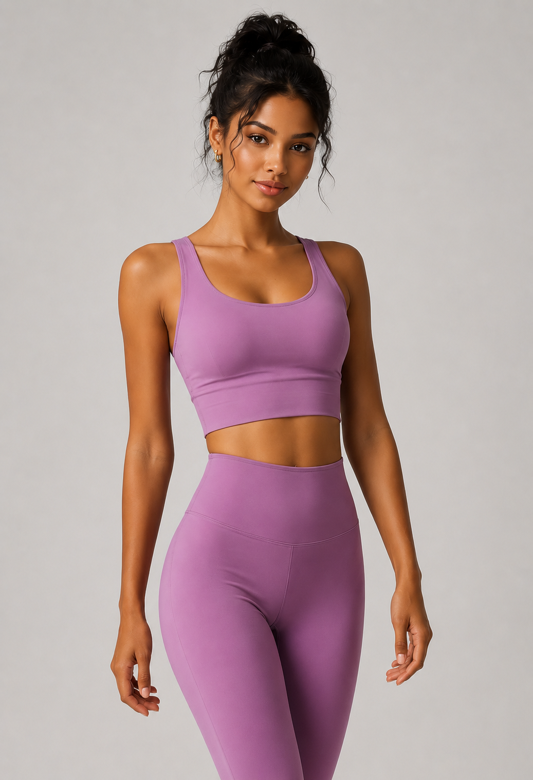 Aura Set - Cross-Back Sculpt Bra & High-Rise Legging