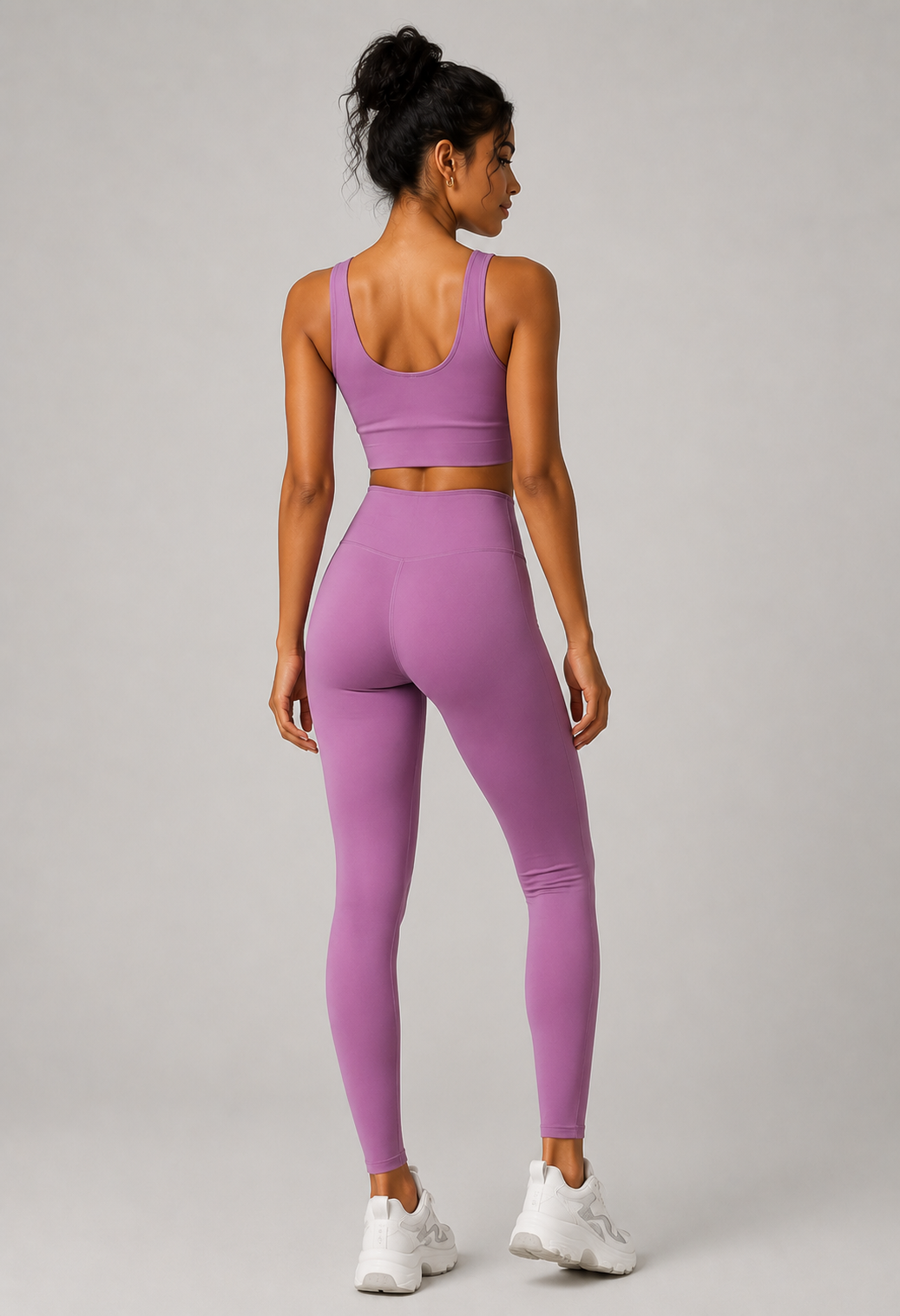 Aura Set - Cross-Back Sculpt Bra & High-Rise Legging