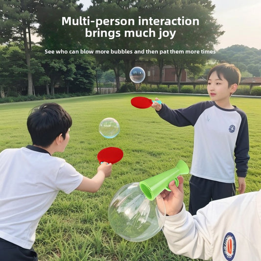 Bouncy Bubble Ping Pong Set | Interactive Outdoor Magic Bubble Game for Kids