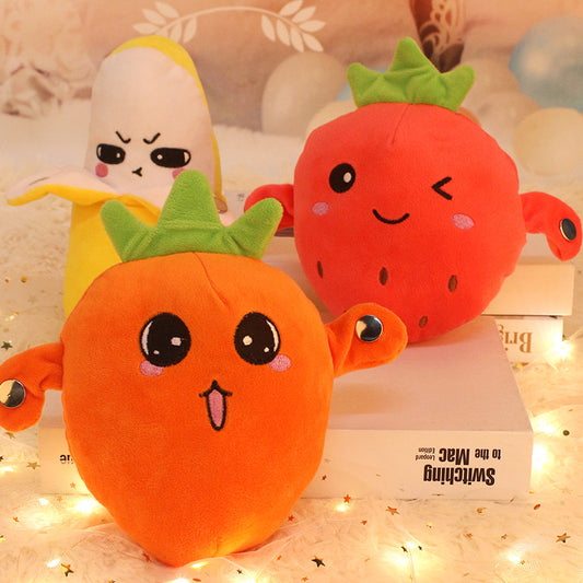 Interactive Fruit Sensor Music Plush Toy - Touch Sensitive Musical STEM Learning Toy