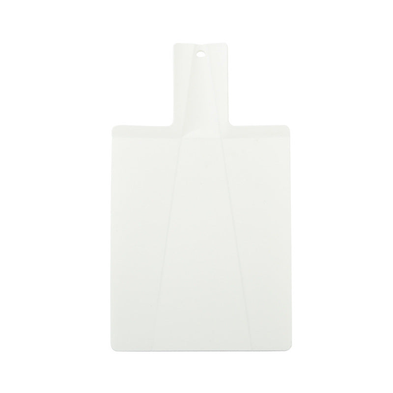 Foldable Plastic Cutting Board with Food Chute Slide Feature, Non-Slip & Lightweight