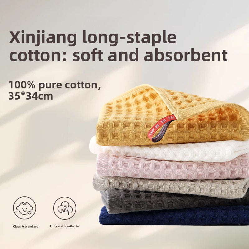 Cotton Wafflick Gauze Square Household Small Towel