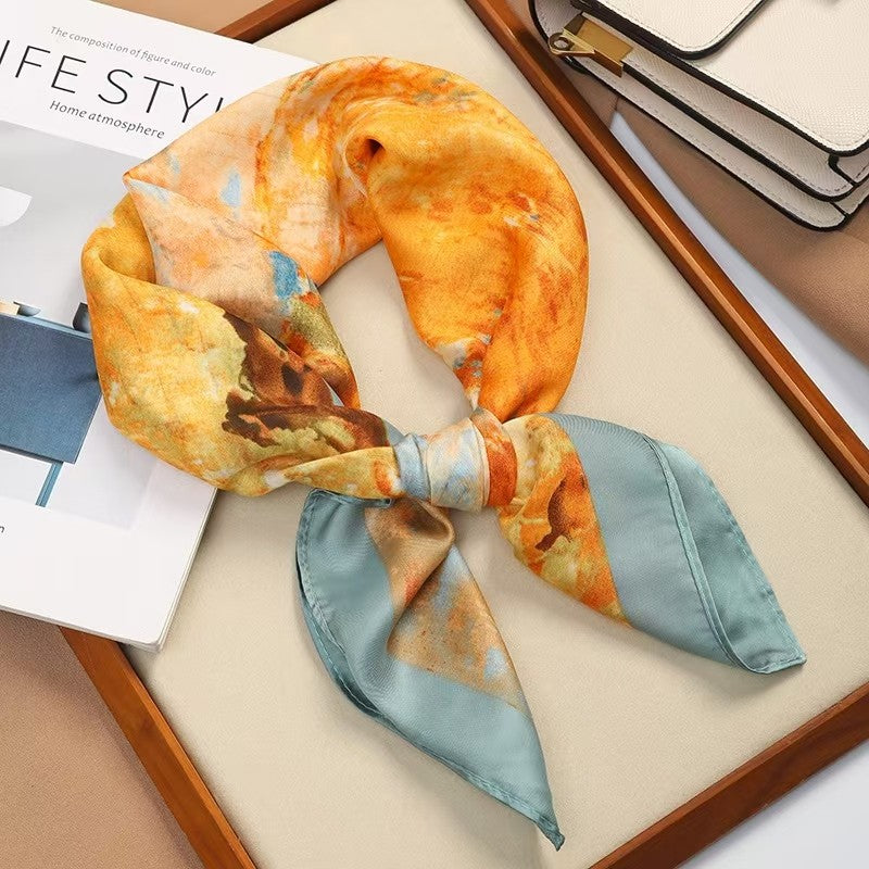 Simulated 100% Mulberry Silk Scarf