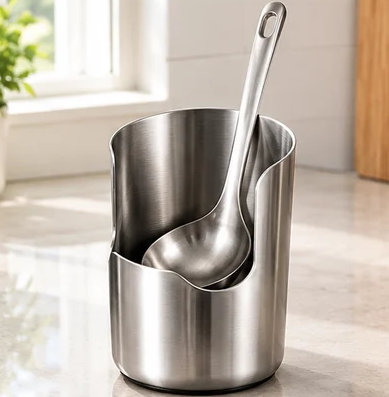 2-in-1 Stainless Steel Pot Lid Holder & Spoon Rest
